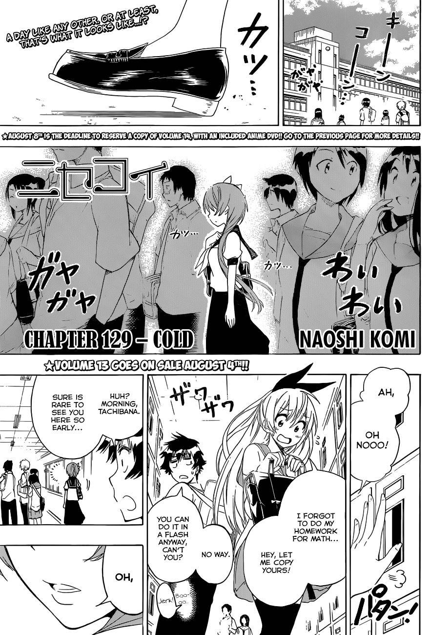 Nisekoi chapter 129 page 1