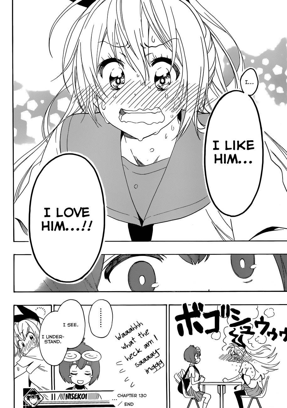 Nisekoi chapter 130 page 18