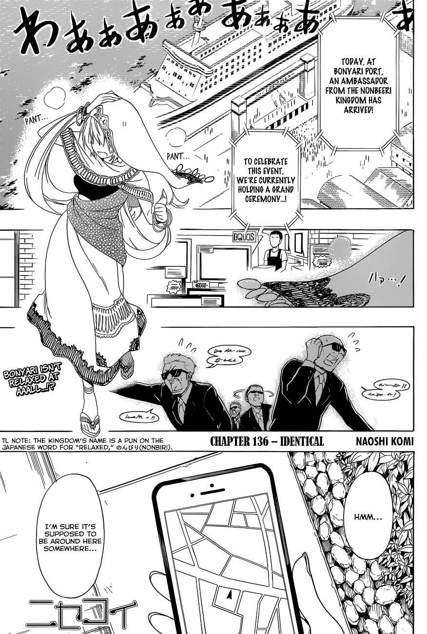 Nisekoi chapter 136 page 1