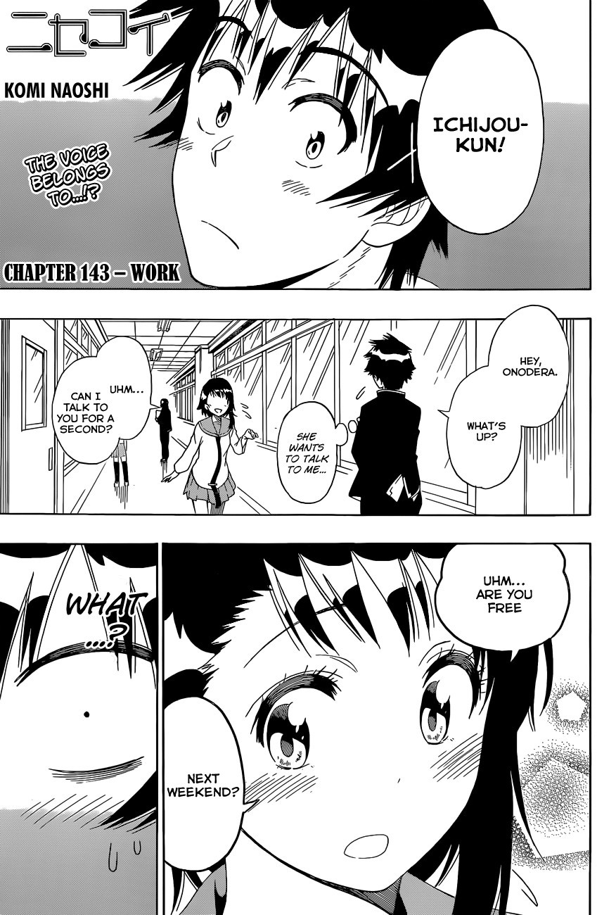 Nisekoi chapter 143 page 1