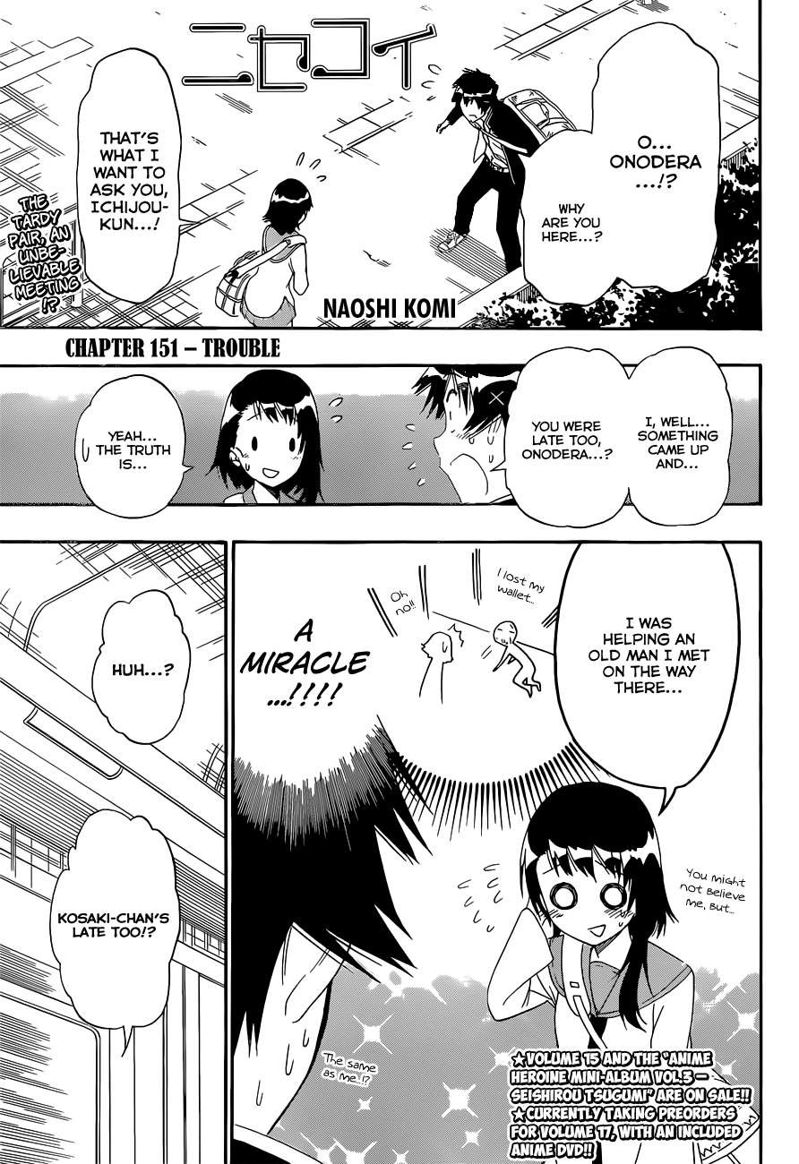 Nisekoi chapter 151 page 1