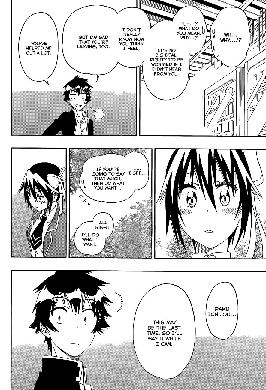 Nisekoi chapter 158 page 14
