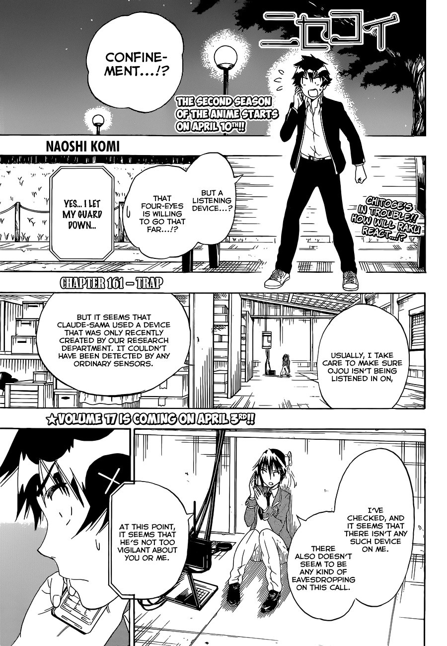 Nisekoi chapter 161 page 1
