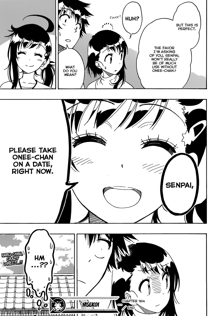 Nisekoi chapter 164 page 20