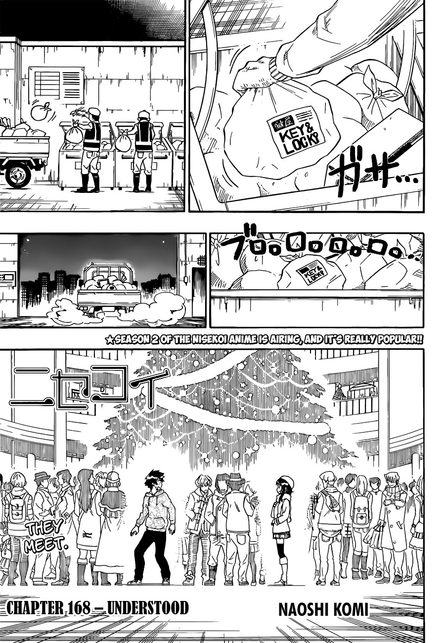 Nisekoi chapter 168 page 1