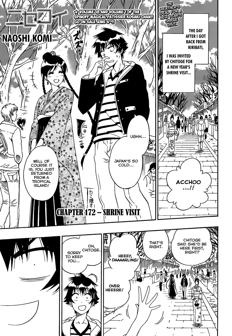 Nisekoi chapter 172 page 1