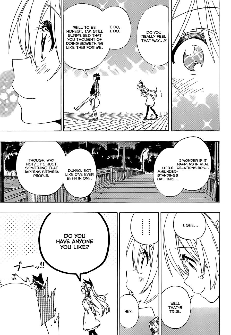 Nisekoi chapter 174 page 17