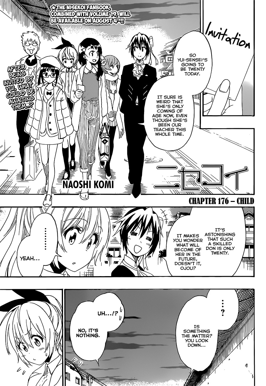 Nisekoi chapter 176 page 1