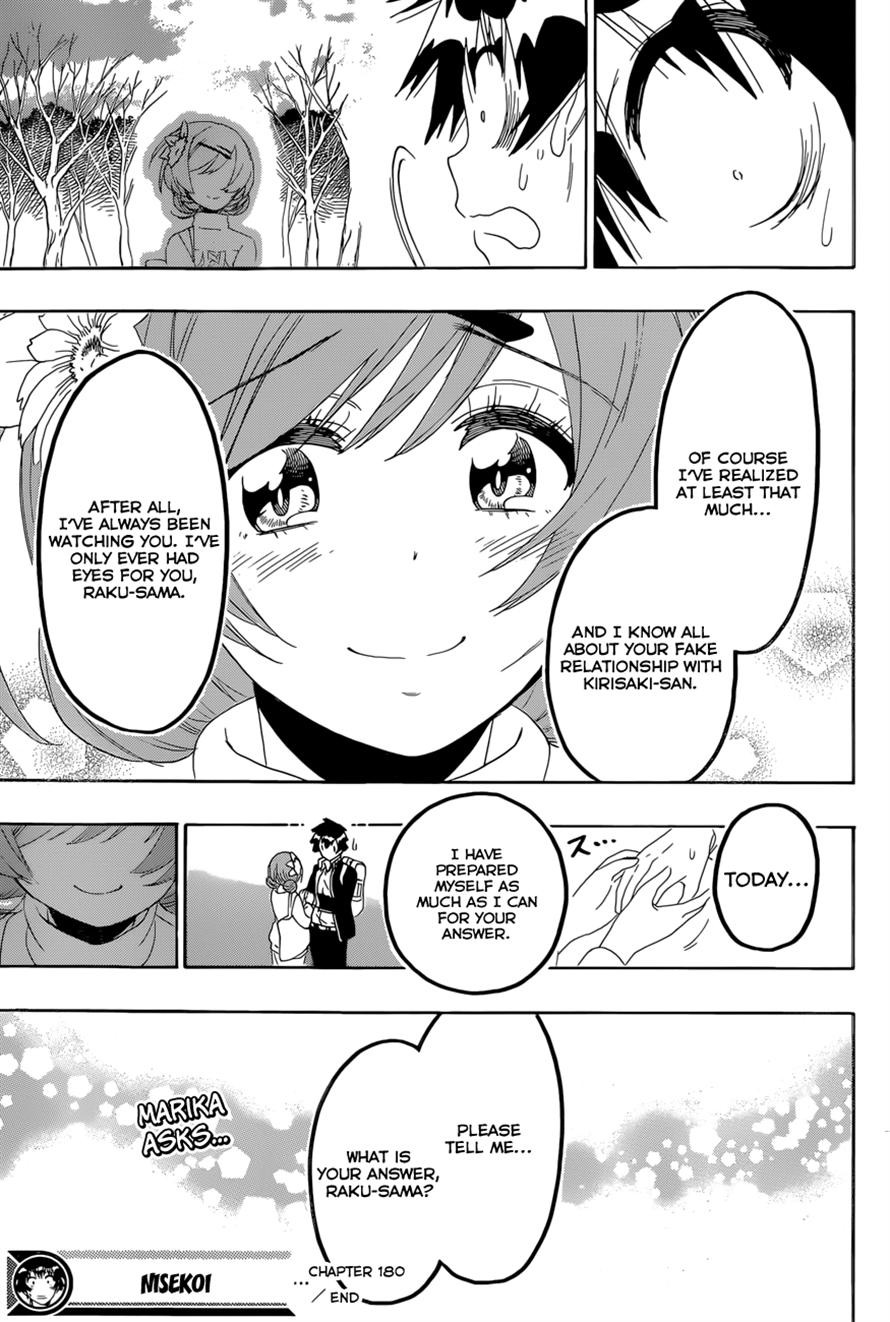 Nisekoi chapter 180 page 18