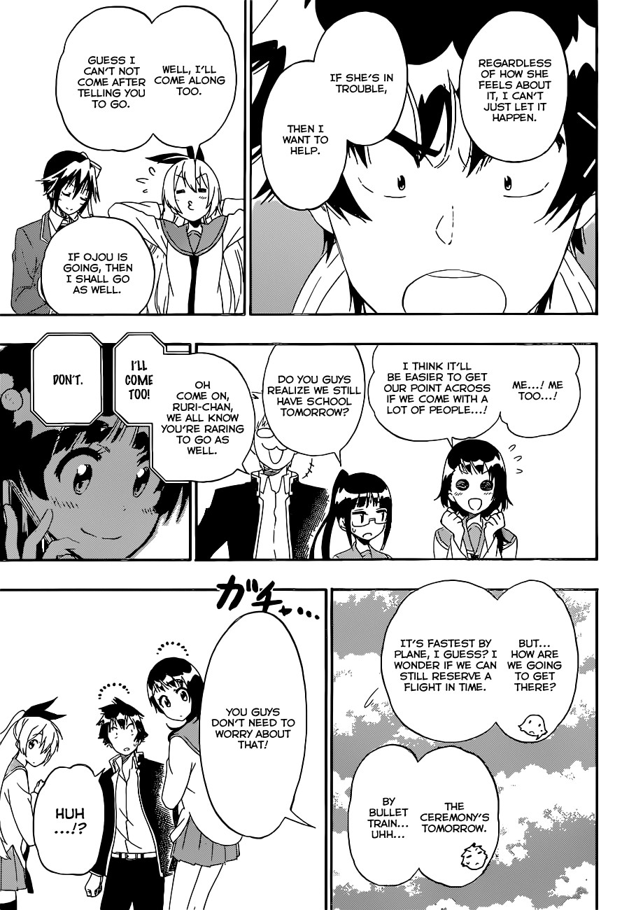 Nisekoi chapter 182 page 17