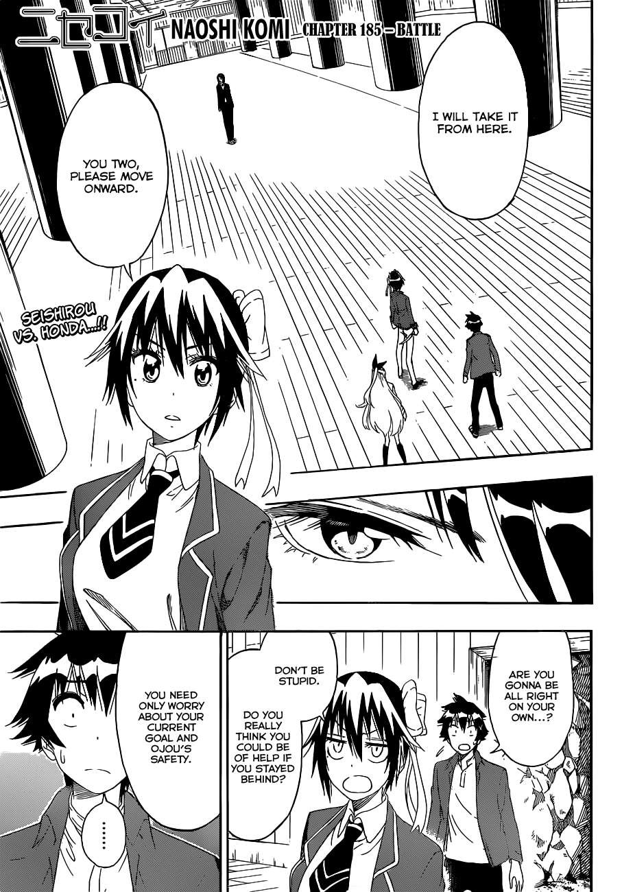 Nisekoi chapter 185 page 1