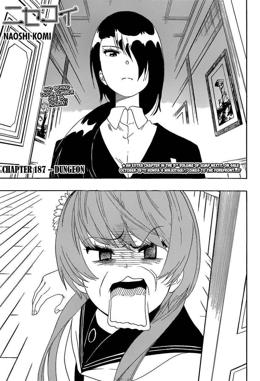 Nisekoi chapter 187 page 1