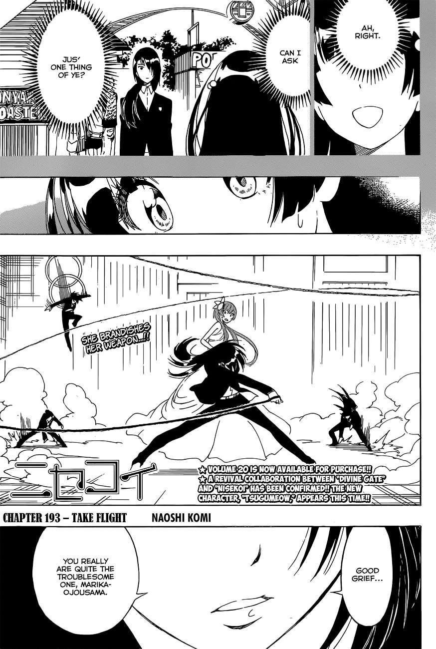 Nisekoi chapter 193 page 1