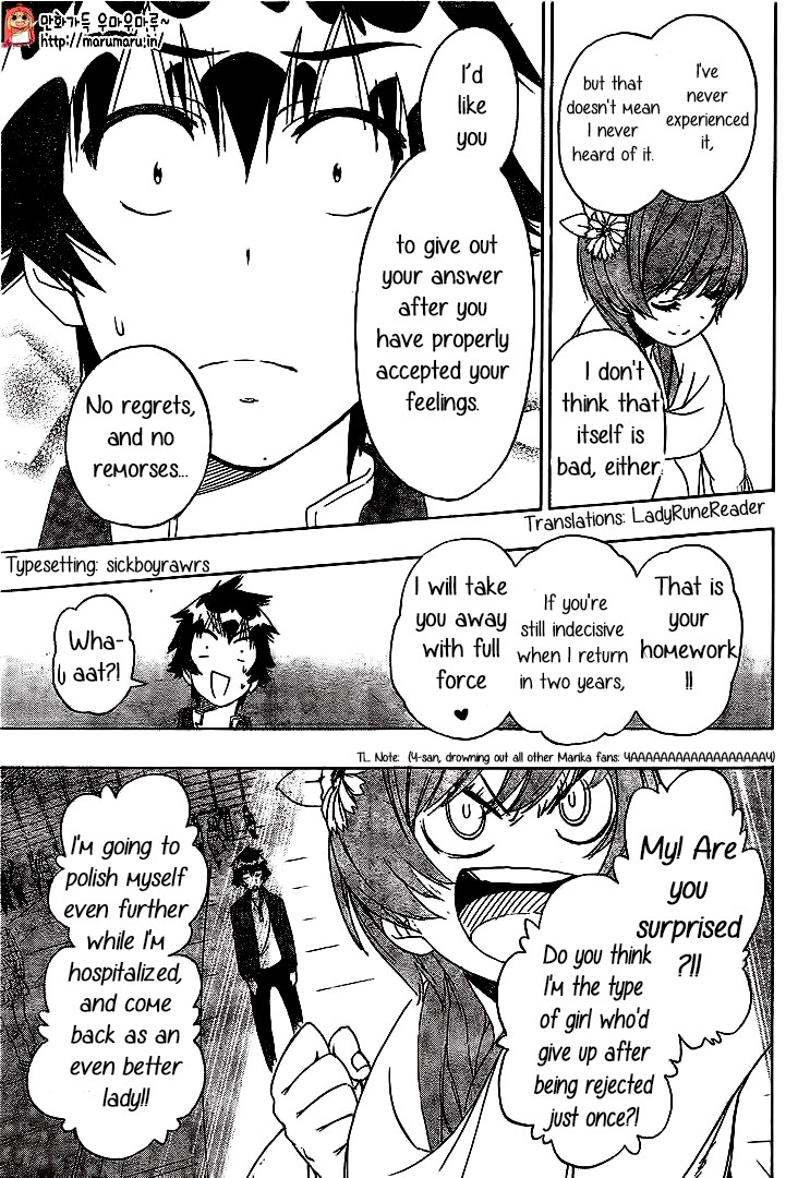 Nisekoi chapter 195 page 11