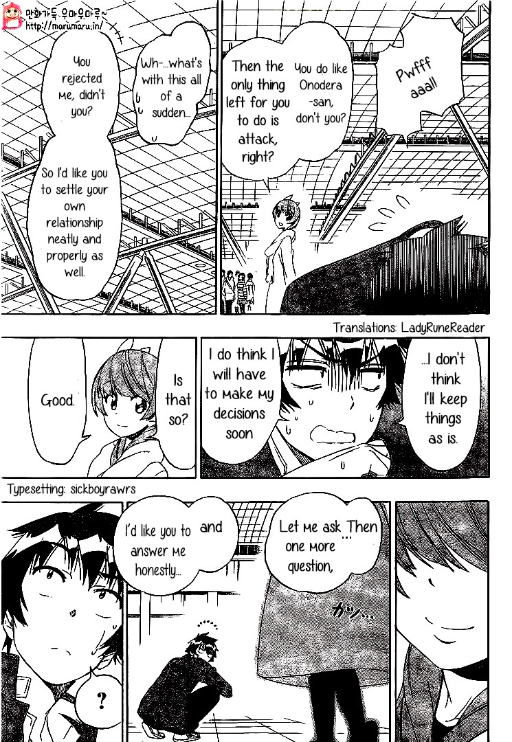 Nisekoi chapter 195 page 5