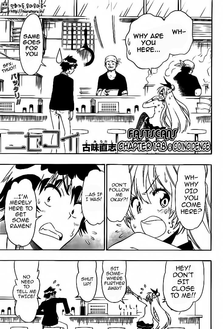Nisekoi chapter 198 page 1
