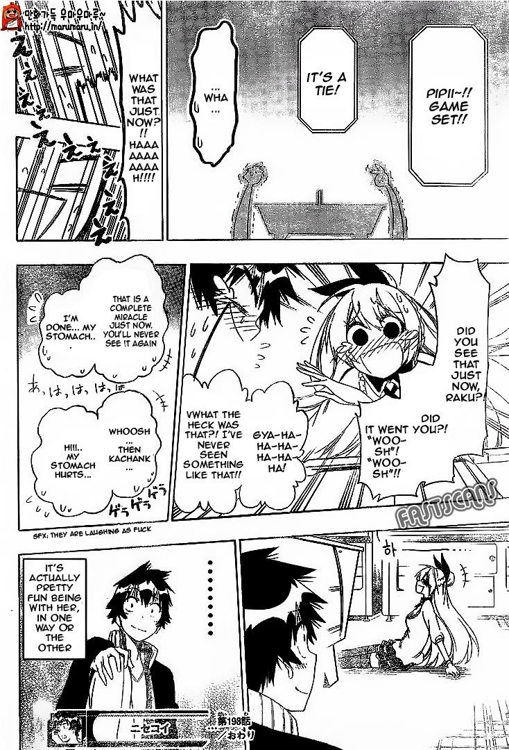 Nisekoi chapter 198 page 18