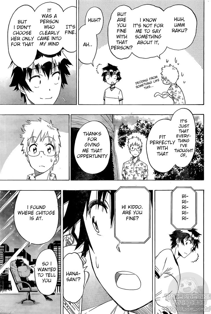 Nisekoi chapter 217 page 11