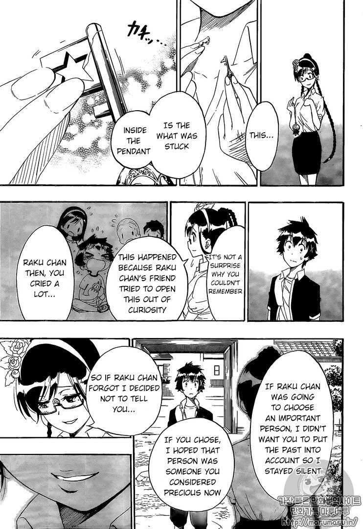 Nisekoi chapter 218 page 7