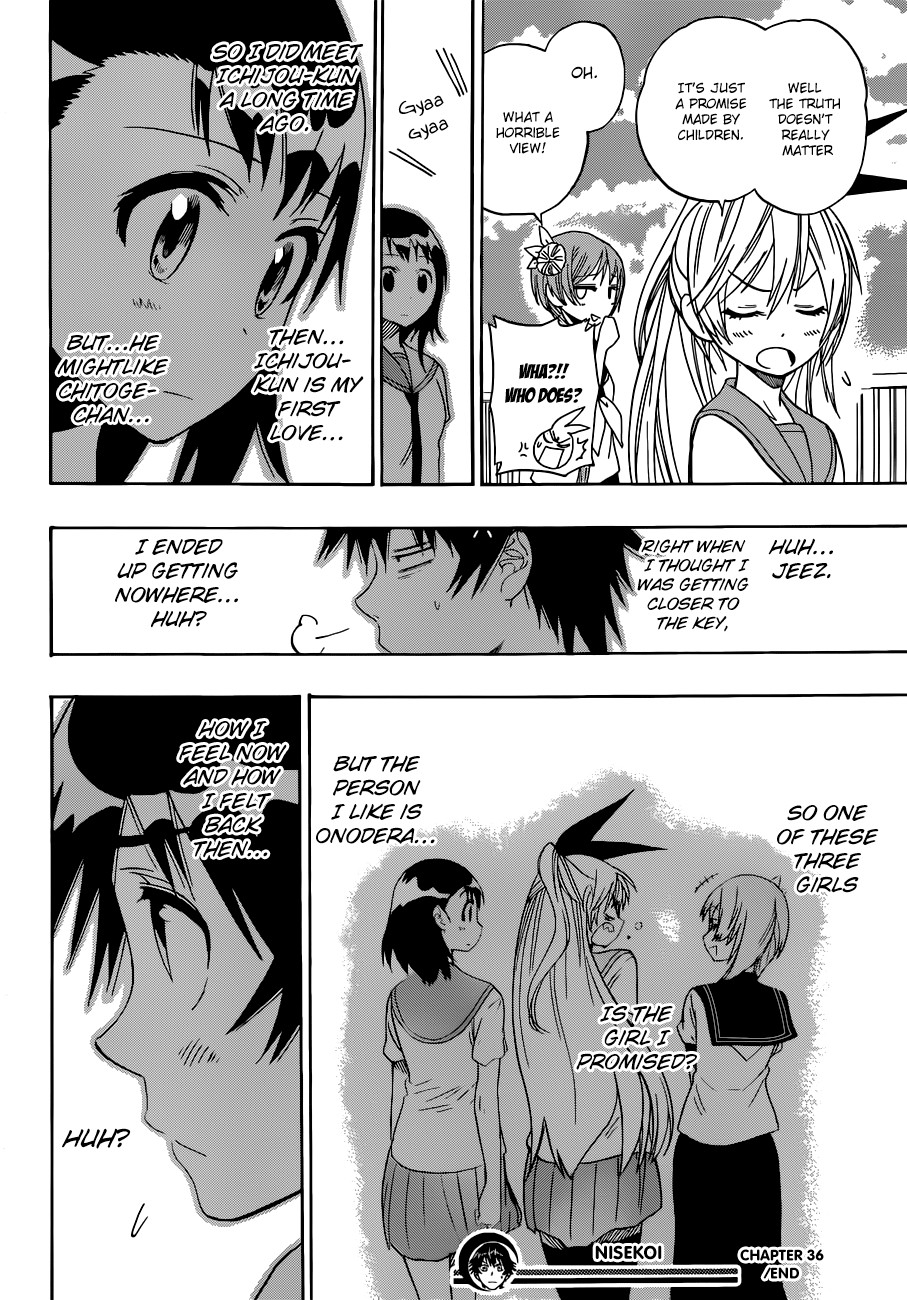 Nisekoi chapter 36 page 18