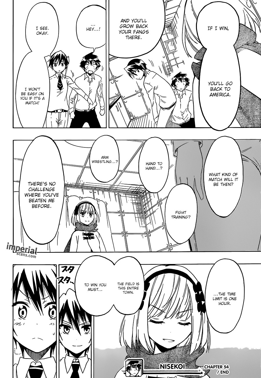 Nisekoi chapter 54 page 18