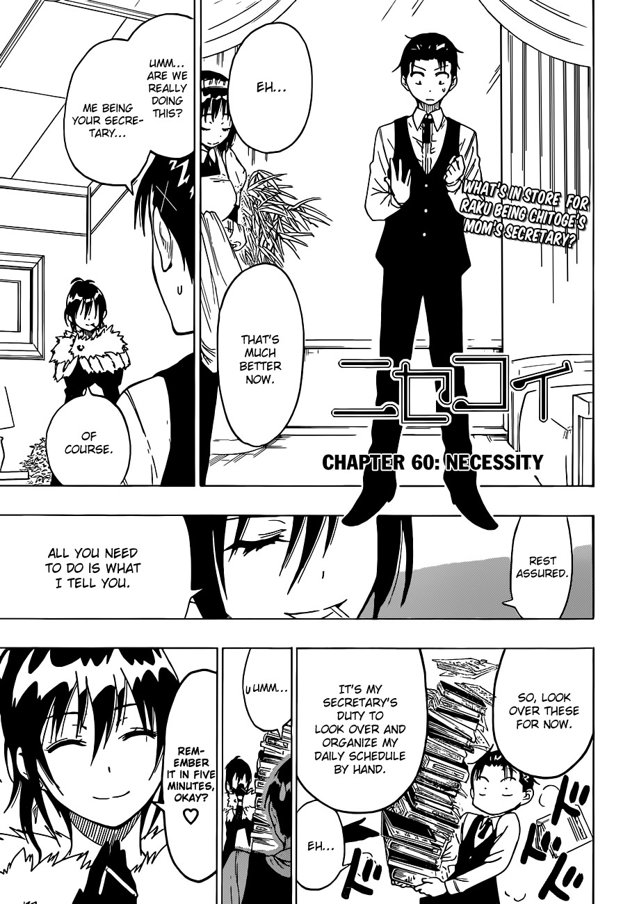 Nisekoi chapter 60 page 1