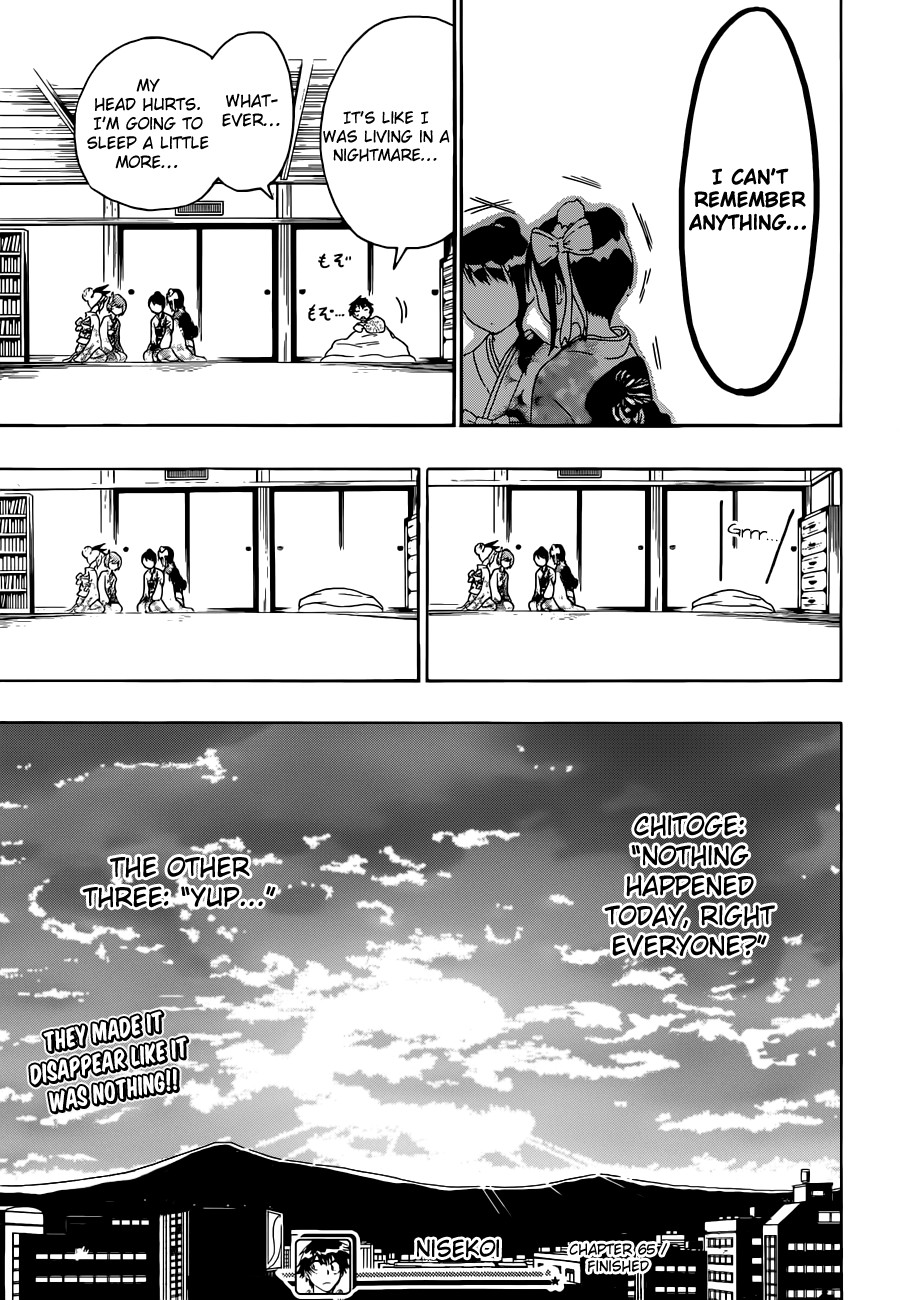 Nisekoi chapter 65 page 20