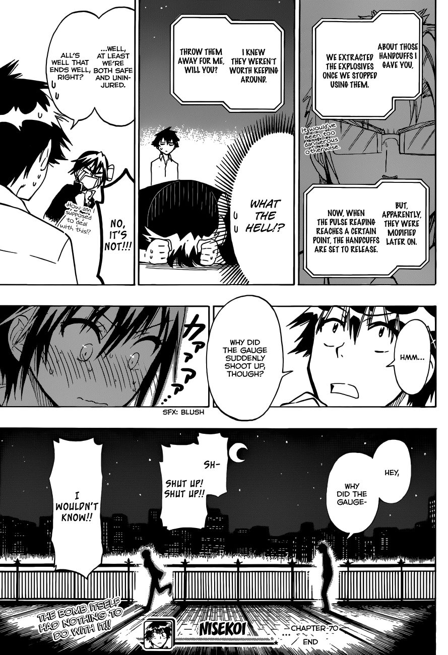 Nisekoi chapter 70 page 19