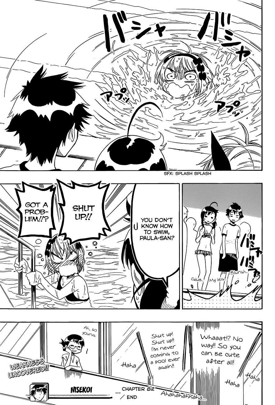 Nisekoi chapter 82 page 18