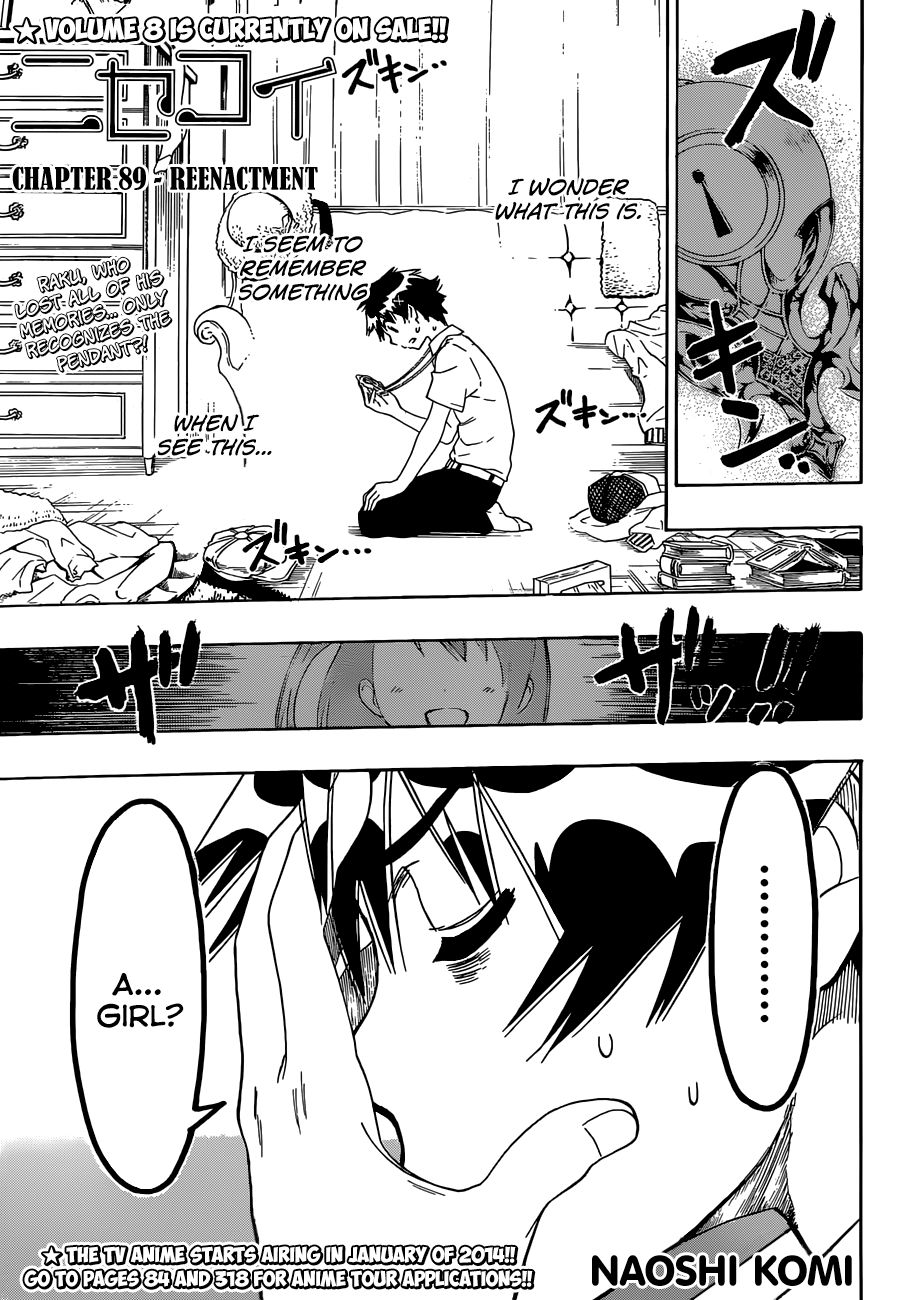 Nisekoi chapter 89 page 1