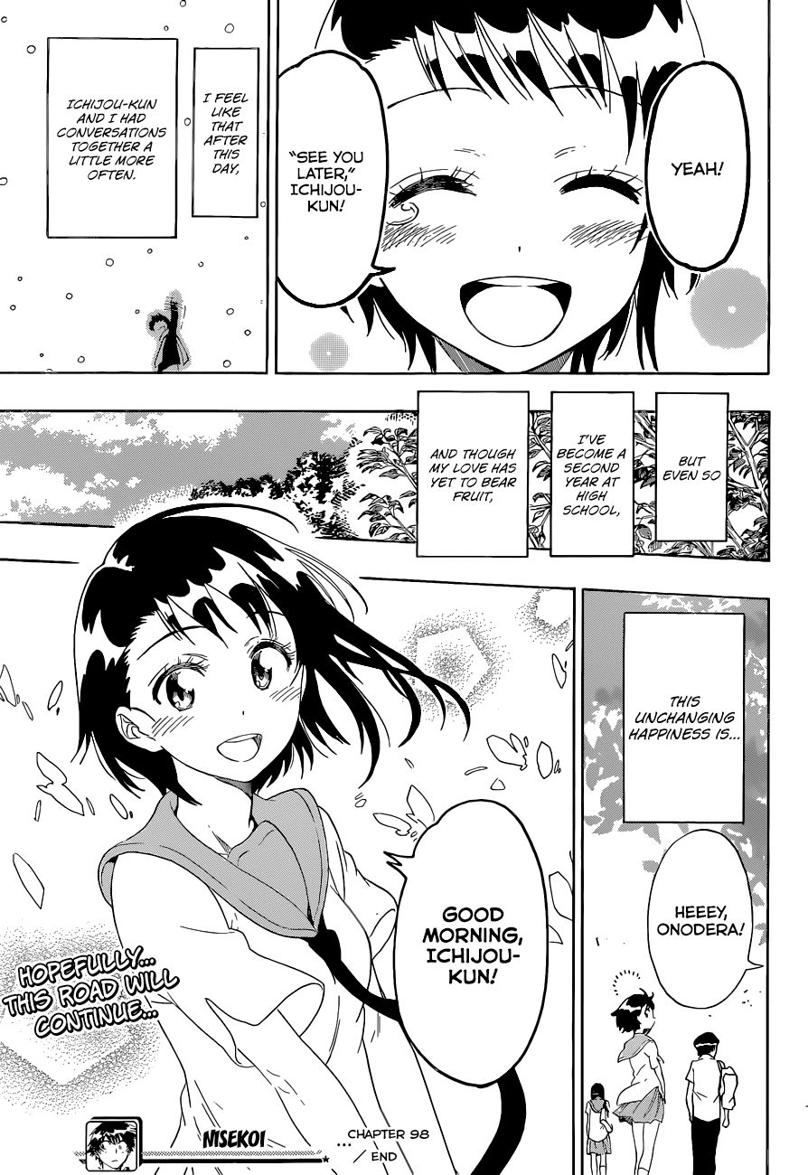 Nisekoi chapter 98 page 20