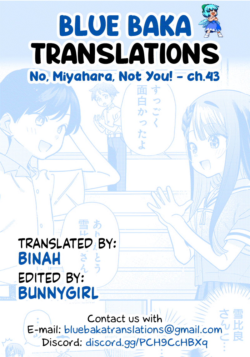 No, Miyahara, Not You! chapter 43 page 13