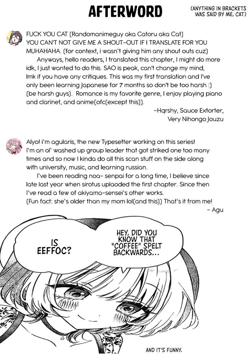 Noa Is My Senior, and My Friend. chapter 29 page 21