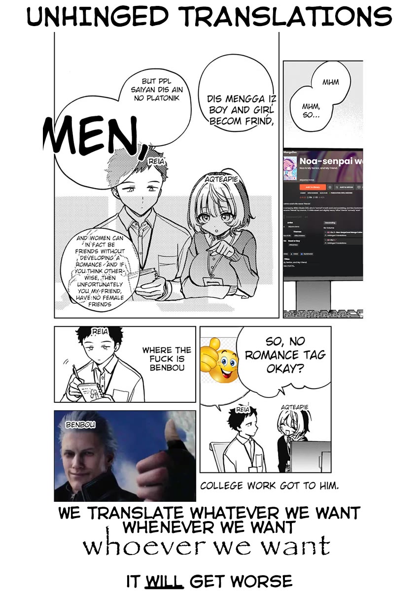 Noa Is My Senior, and My Friend. chapter 3 page 19