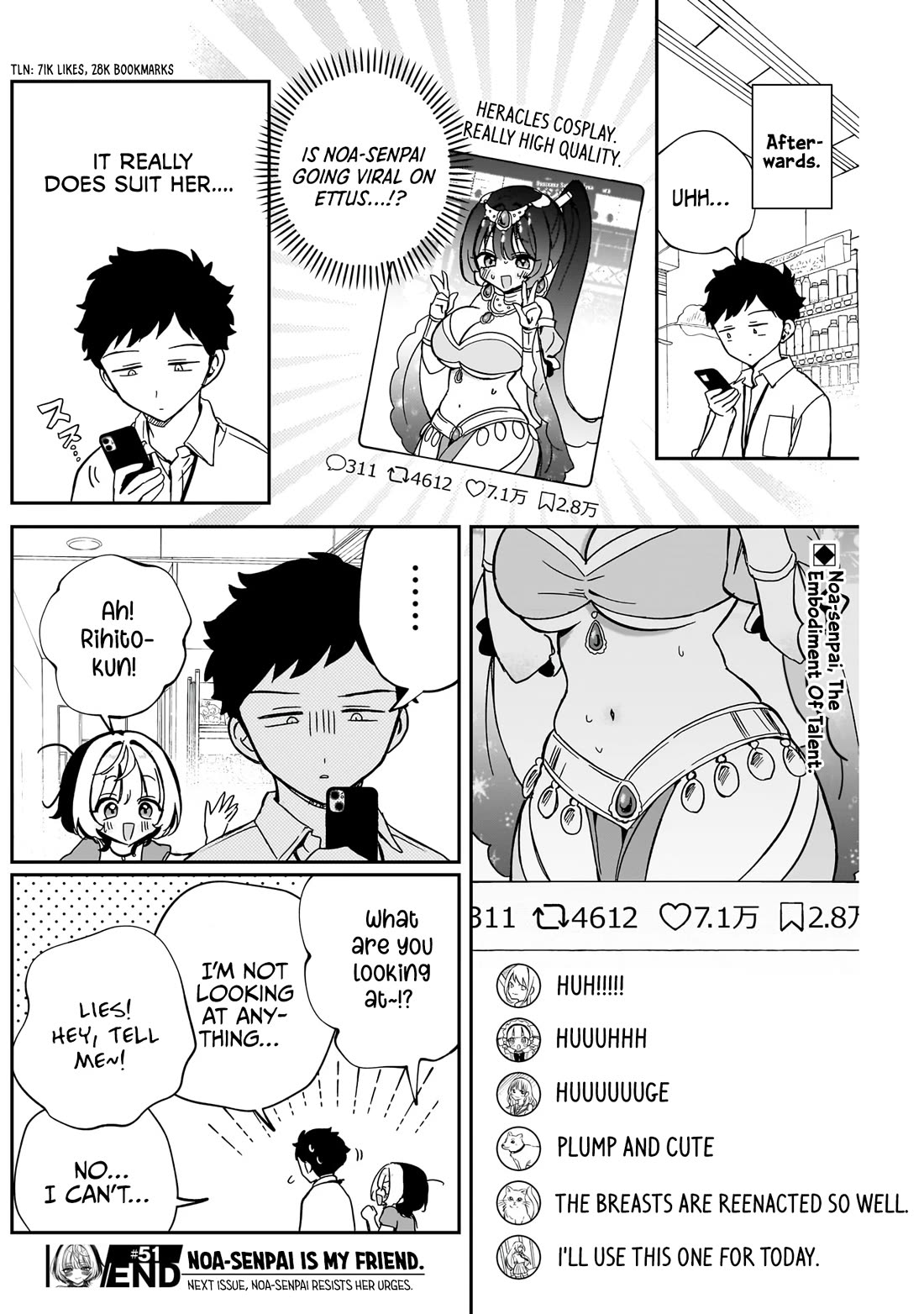 Noa Is My Senior, and My Friend. chapter 51 page 19