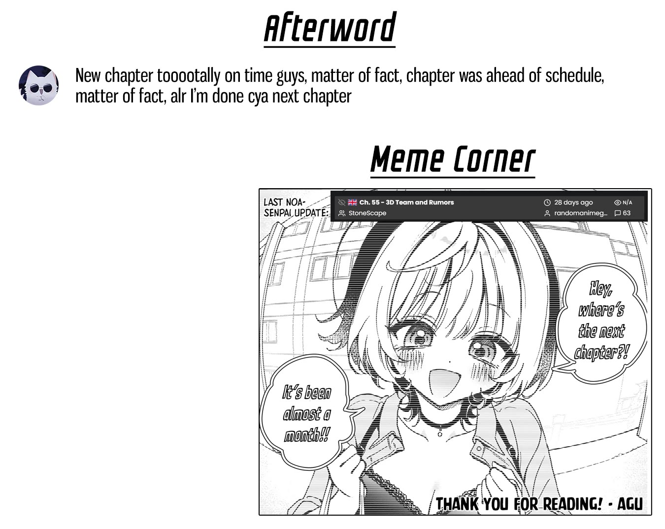 Noa Is My Senior, and My Friend. chapter 56 page 22