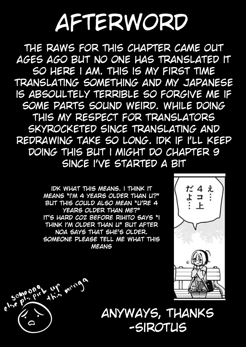 Noa Is My Senior, and My Friend. chapter 8 page 19