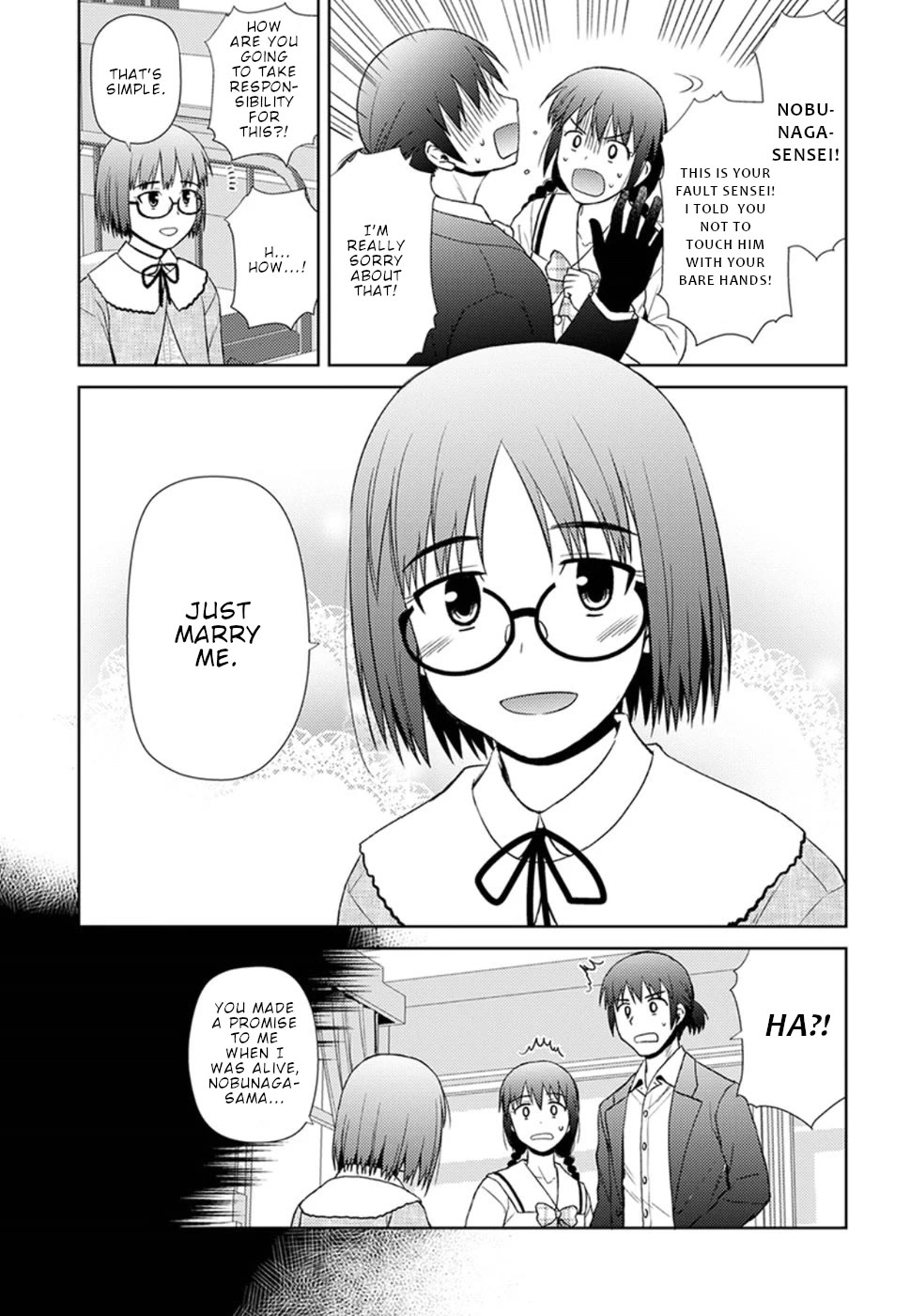 Nobunaga Teacher's Young Bride chapter 13 page 8