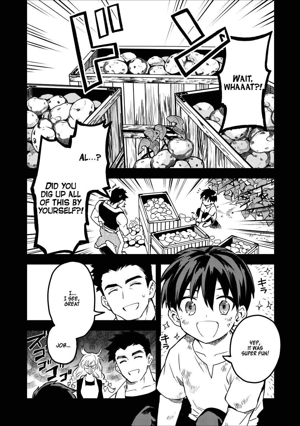 Noumin Kanren no Skill bakka Agetetara Naze ka Tsuyoku Natta chapter 14 page 3
