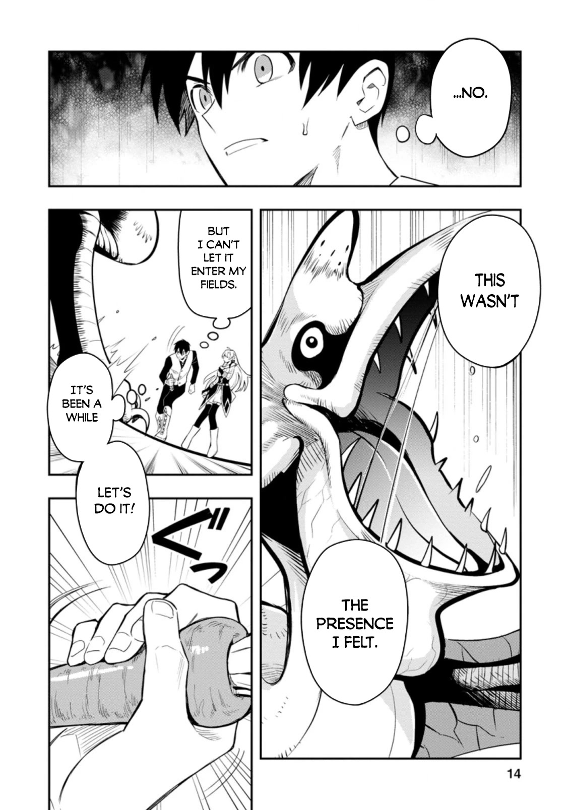 Noumin Kanren no Skill bakka Agetetara Naze ka Tsuyoku Natta chapter 36 page 13