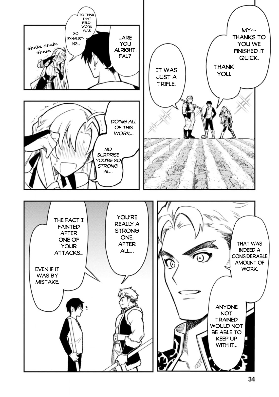 Noumin Kanren no Skill bakka Agetetara Naze ka Tsuyoku Natta chapter 36 page 33