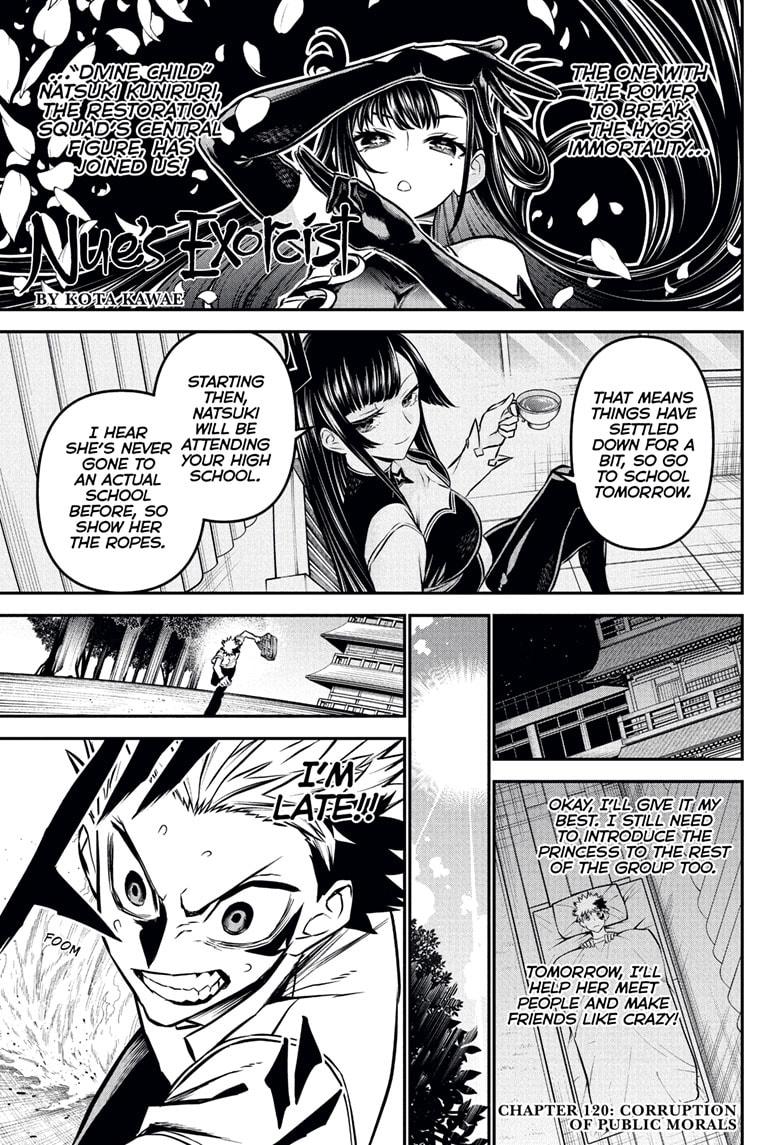 Nue's Exorcist chapter 120 page 1