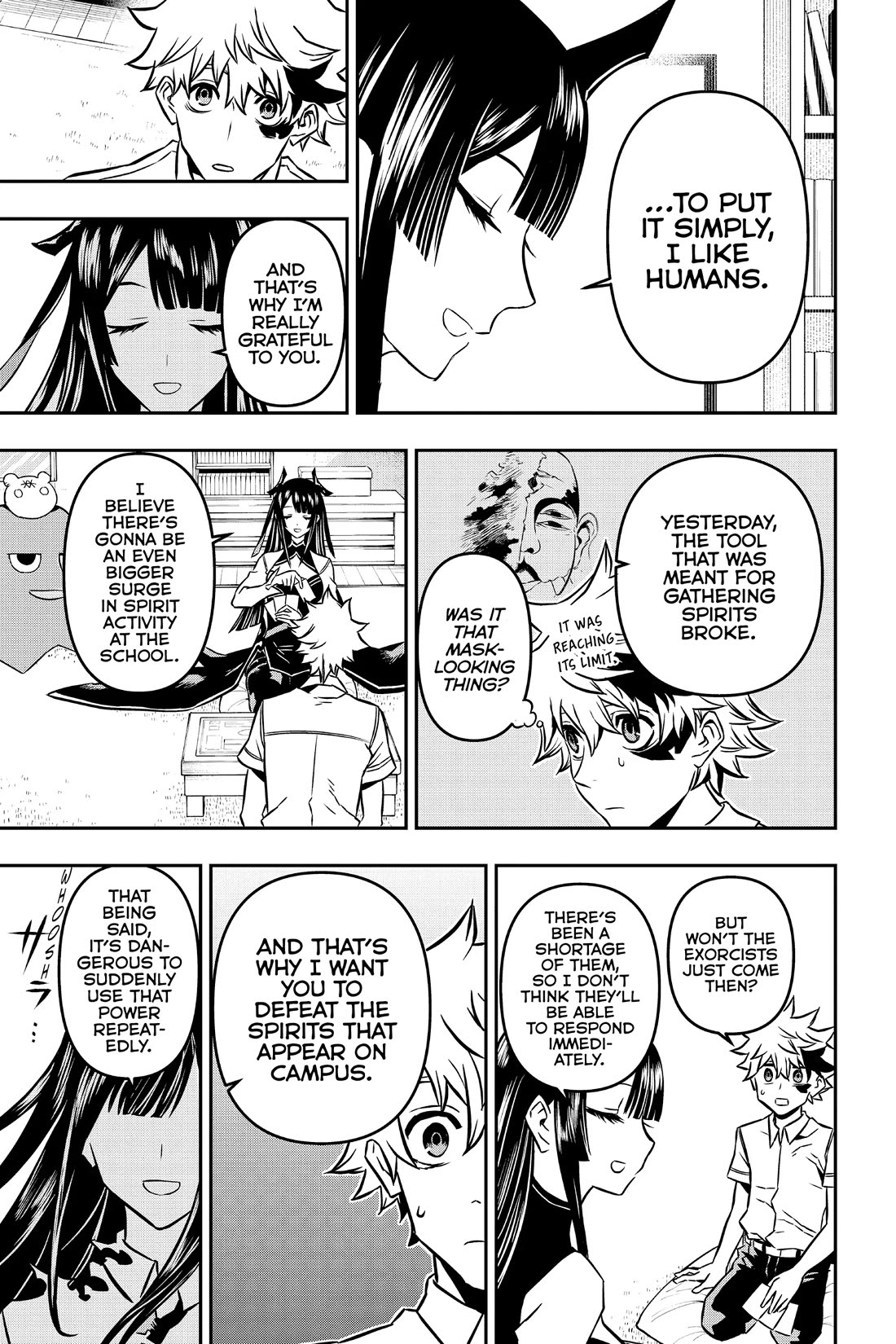 Nue's Exorcist chapter 2 page 9