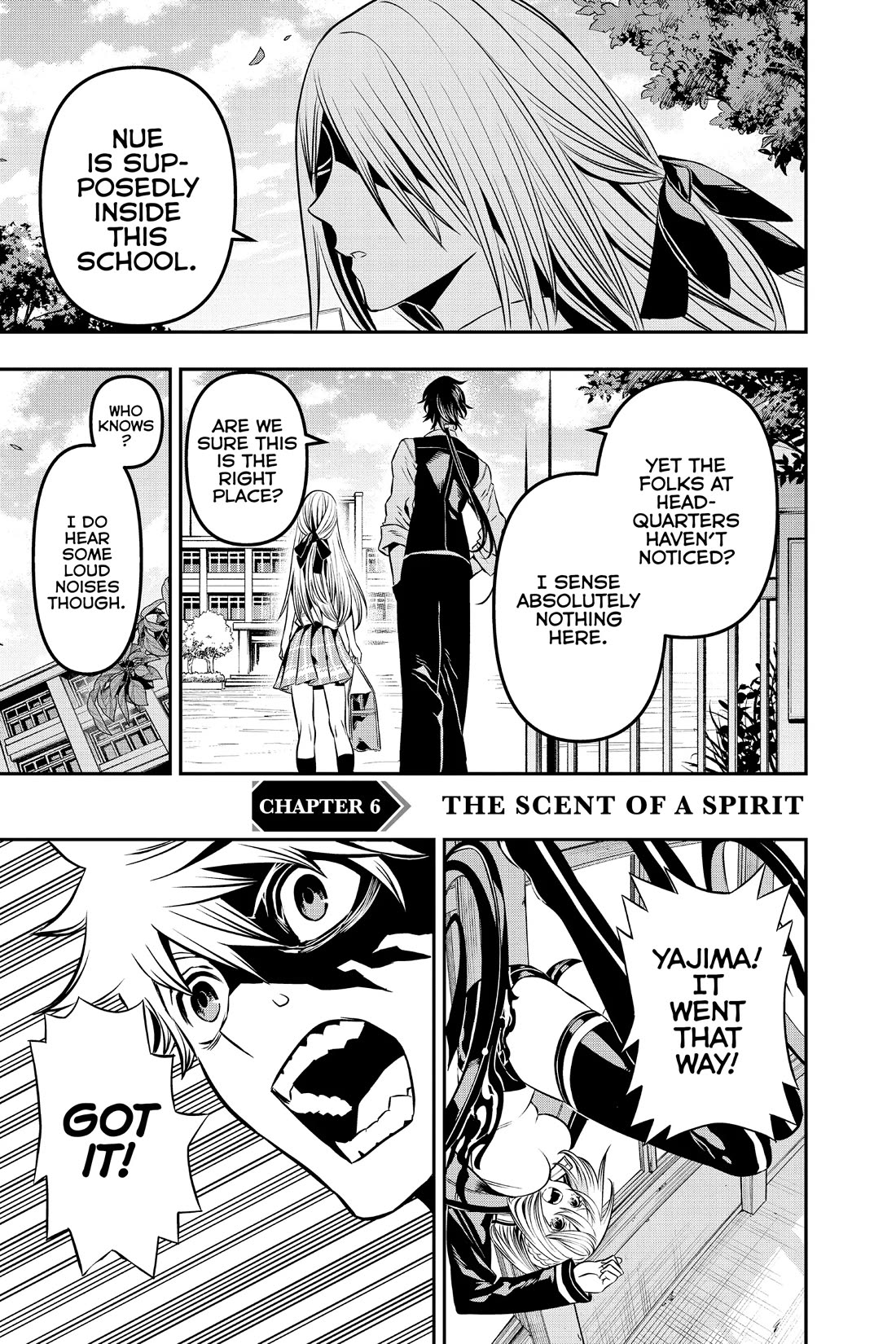 Nue's Exorcist chapter 6 page 1