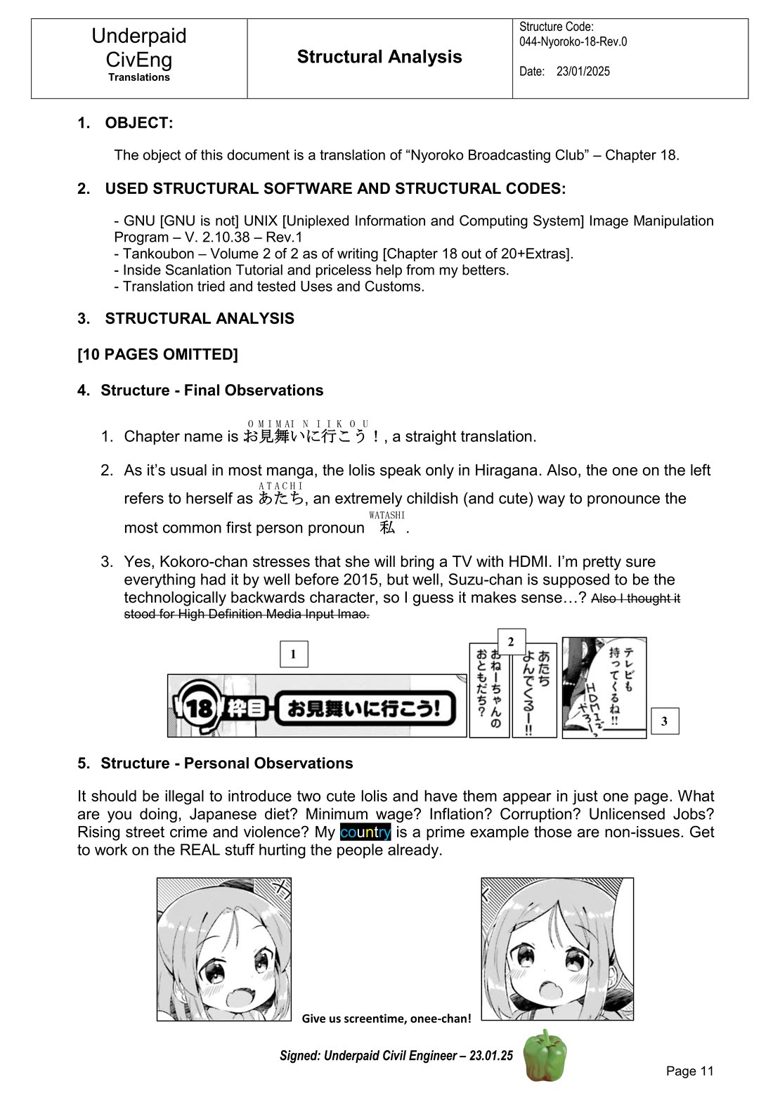 Nyoroko no Namahousou! chapter 18 page 11