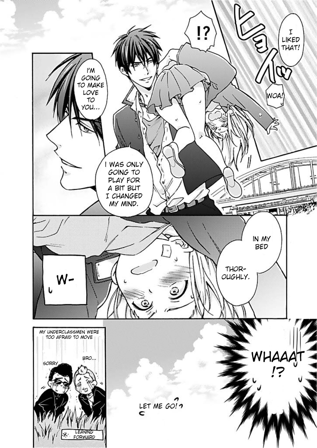 Nyotaika Yankee Gakuen ☆ Ore no Hajimete, Nerawaretemasu. chapter 1 page 9