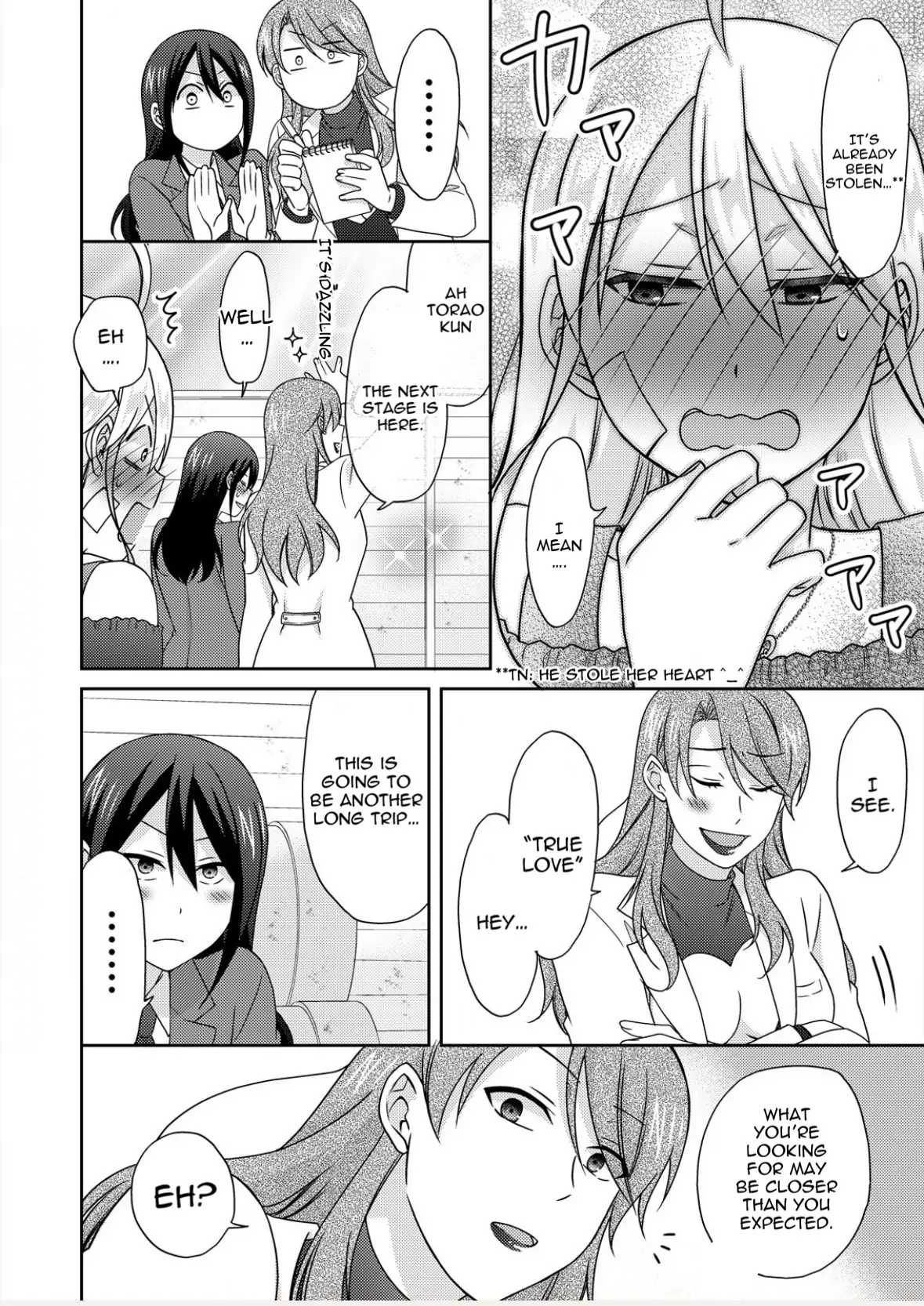 Nyotaika Yankee Gakuen ☆ Ore no Hajimete, Nerawaretemasu. chapter 50.2 page 6