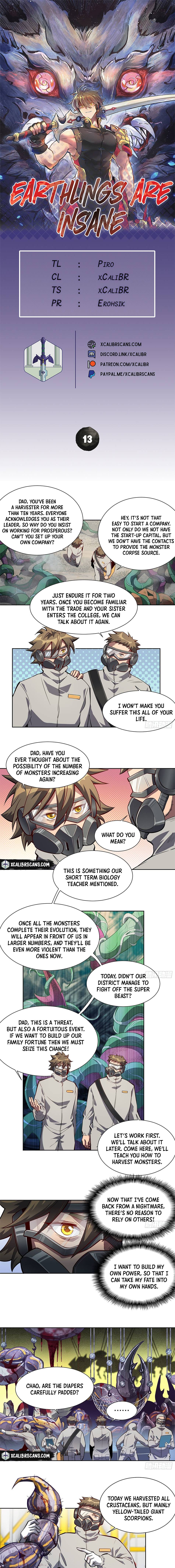 Ode to Humanity: Earthlings, Rise! chapter 13 page 1