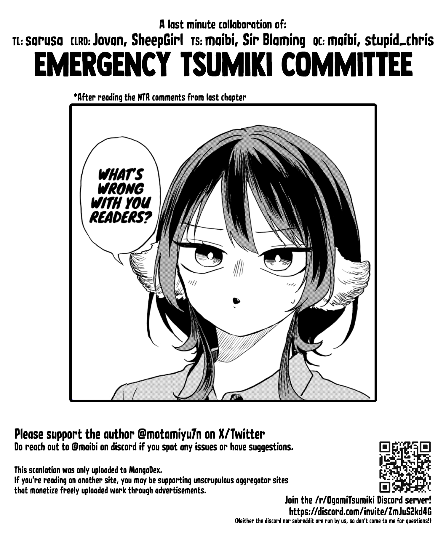 Ogami Tsumiki to Kinichijou. chapter 36 page 19