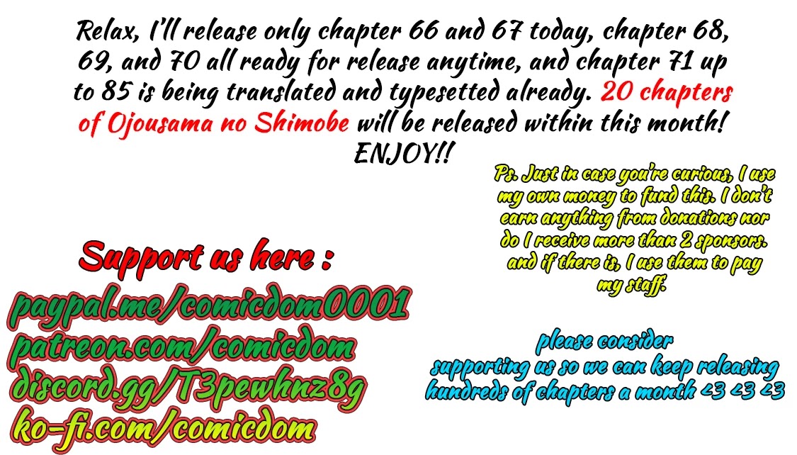 Ojousama no Shimobe chapter 67 page 17